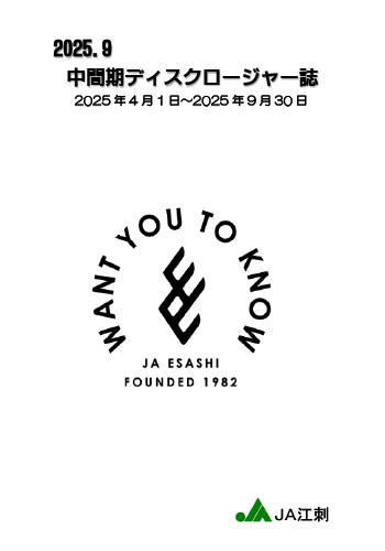 中間期ディスクロージャー